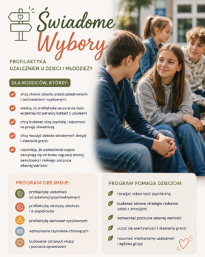 Świadome Wybory - profilaktyka uzależnień i zachowań ryzykownych